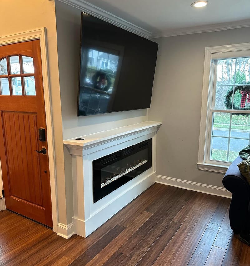 Hodge Fireplace Built In